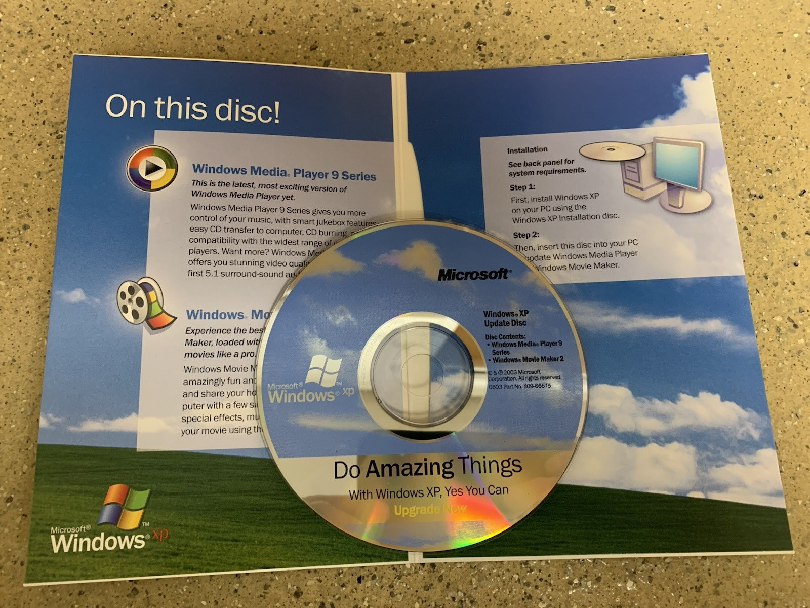 Windows XP Home Edition Upgrade 2002 with Sp1 & Product Key