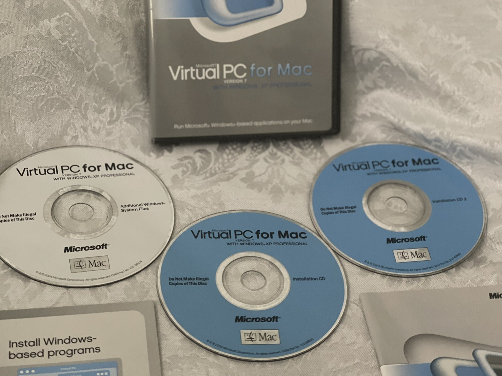 Macintosh Virtual PC Version 7 for Mac Software Install CD w/ Product Key