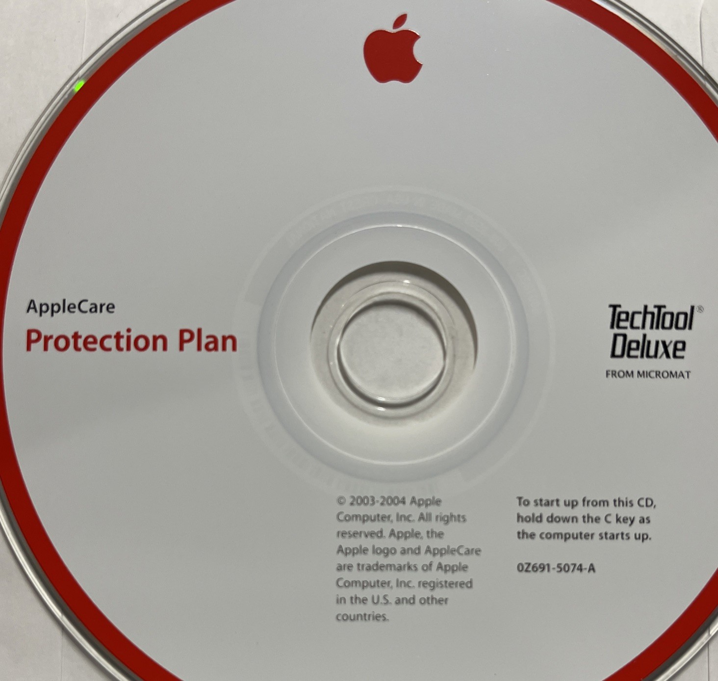 Vintage 2003/2004 Apple Care Protection Plan Disc Free Shipping