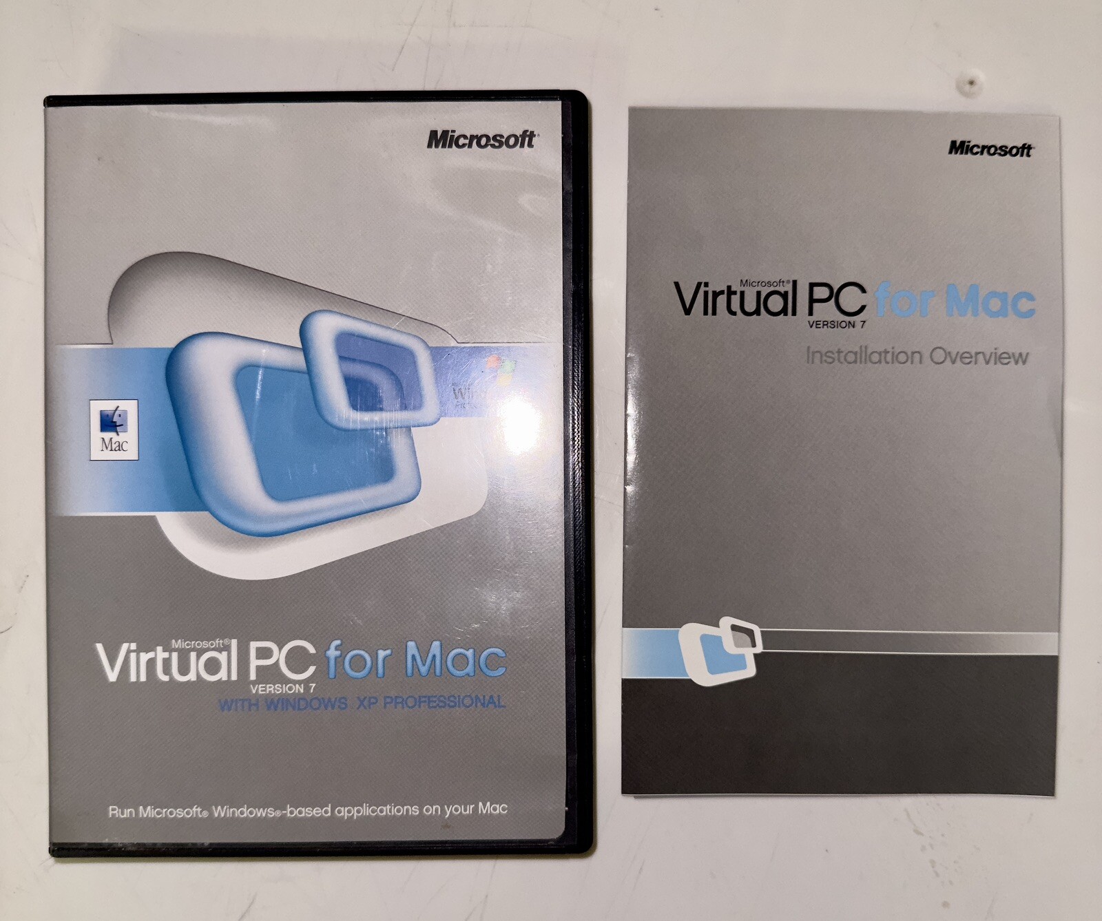 Microsoft Virtual PC for MAC Version 7 w/ Windows XP Professional COMPLETE