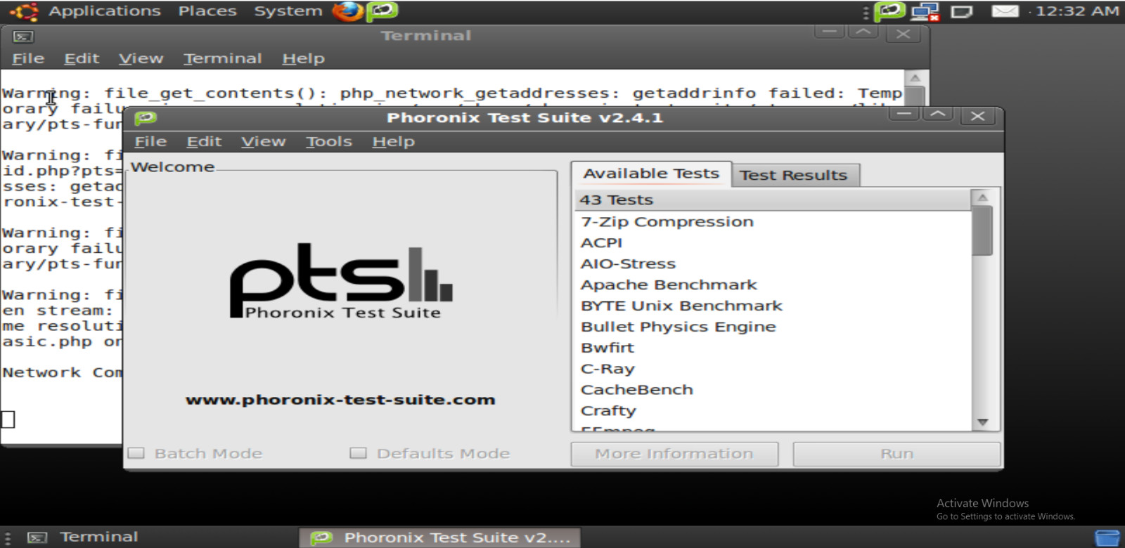 Comprehensive Phoronix Test Suite Disk – Perfect for Benchmarking Same Day USA!!