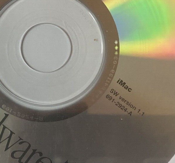 Apple Hardware Test Software CD Disc for iMac SW Version 1.1
