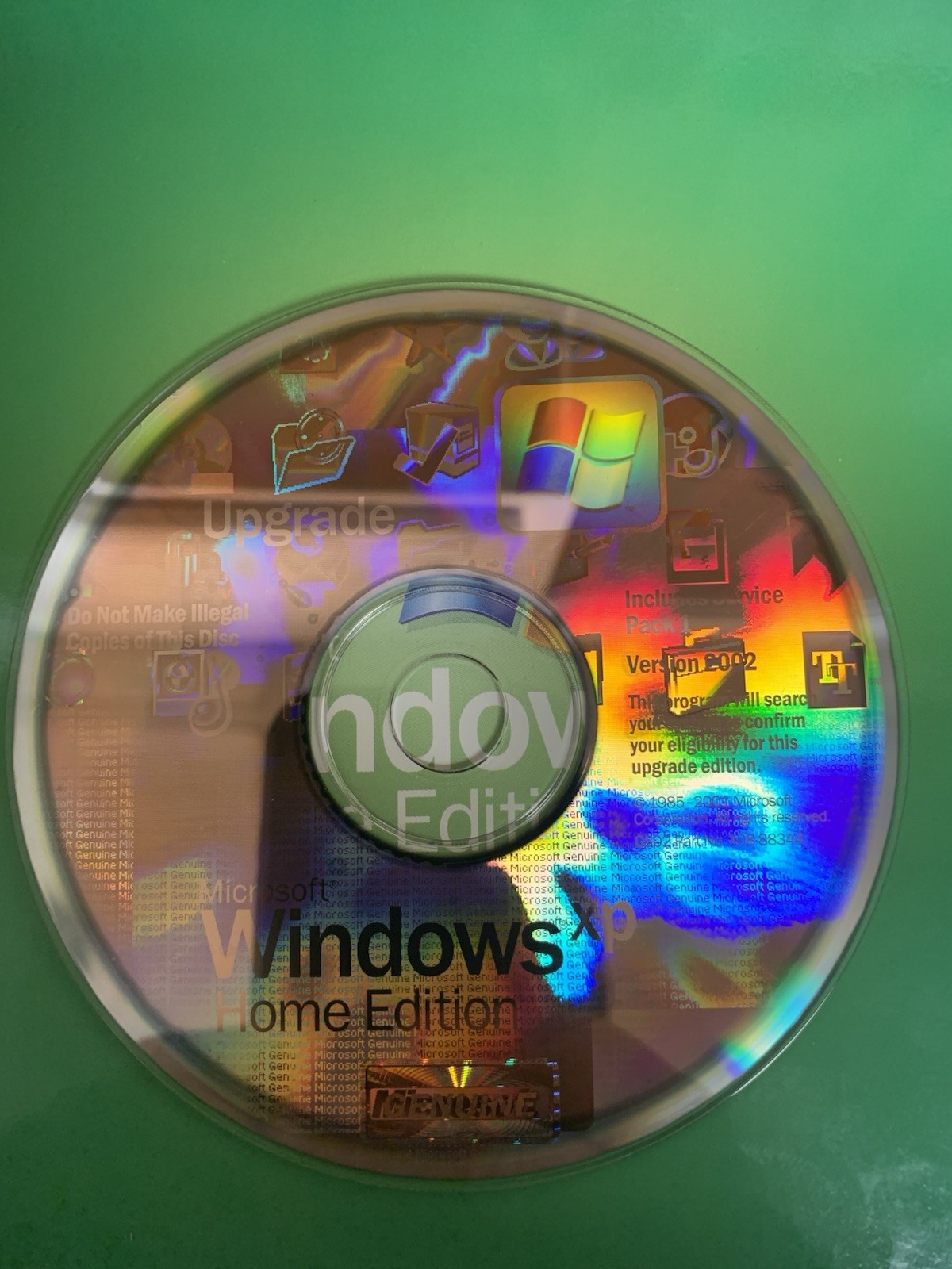 Windows XP Home Edition Upgrade 2002 with Sp1 & Product Key