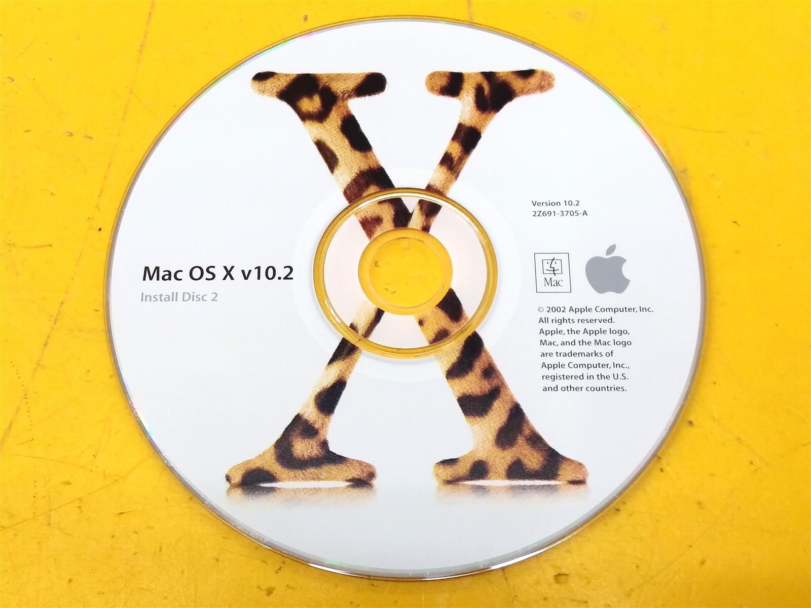 ⭐️⭐️⭐️⭐️⭐️ PC Software CD Discs Mac OS X v10.2 Upgrade Install Apple 2002