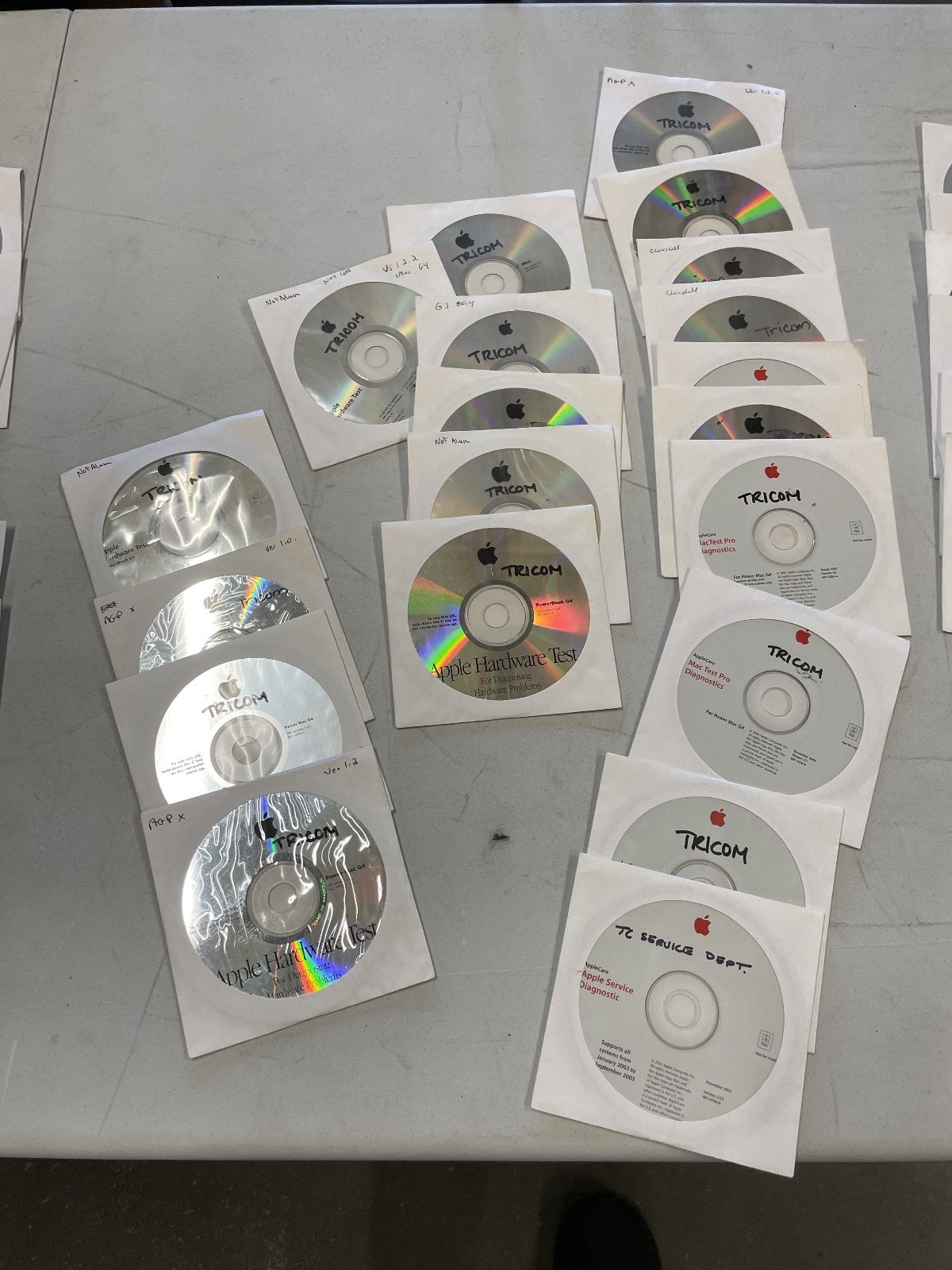 Vintage lot of 60+ Apple Hardware Test, Diagnostic, OS Restoration, Custom Disc