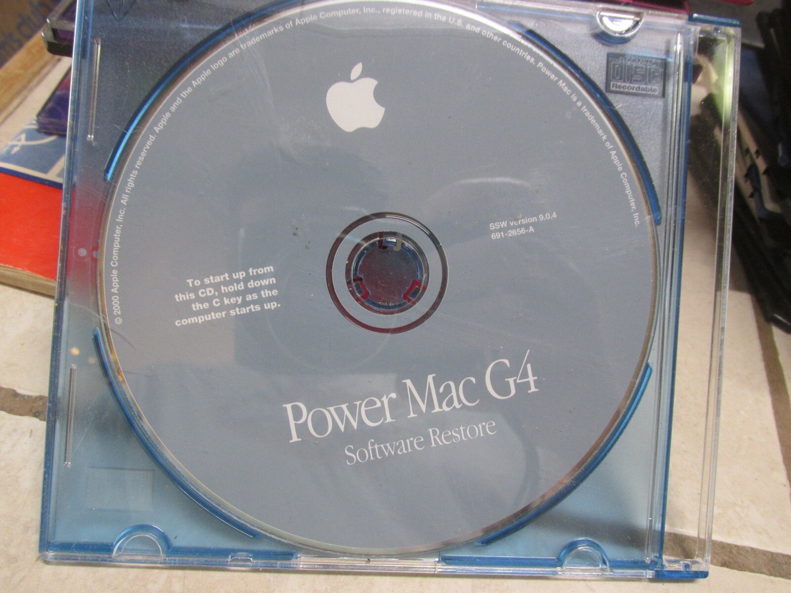 PowerMac G4 Software Restore CD – Generic Slim Case