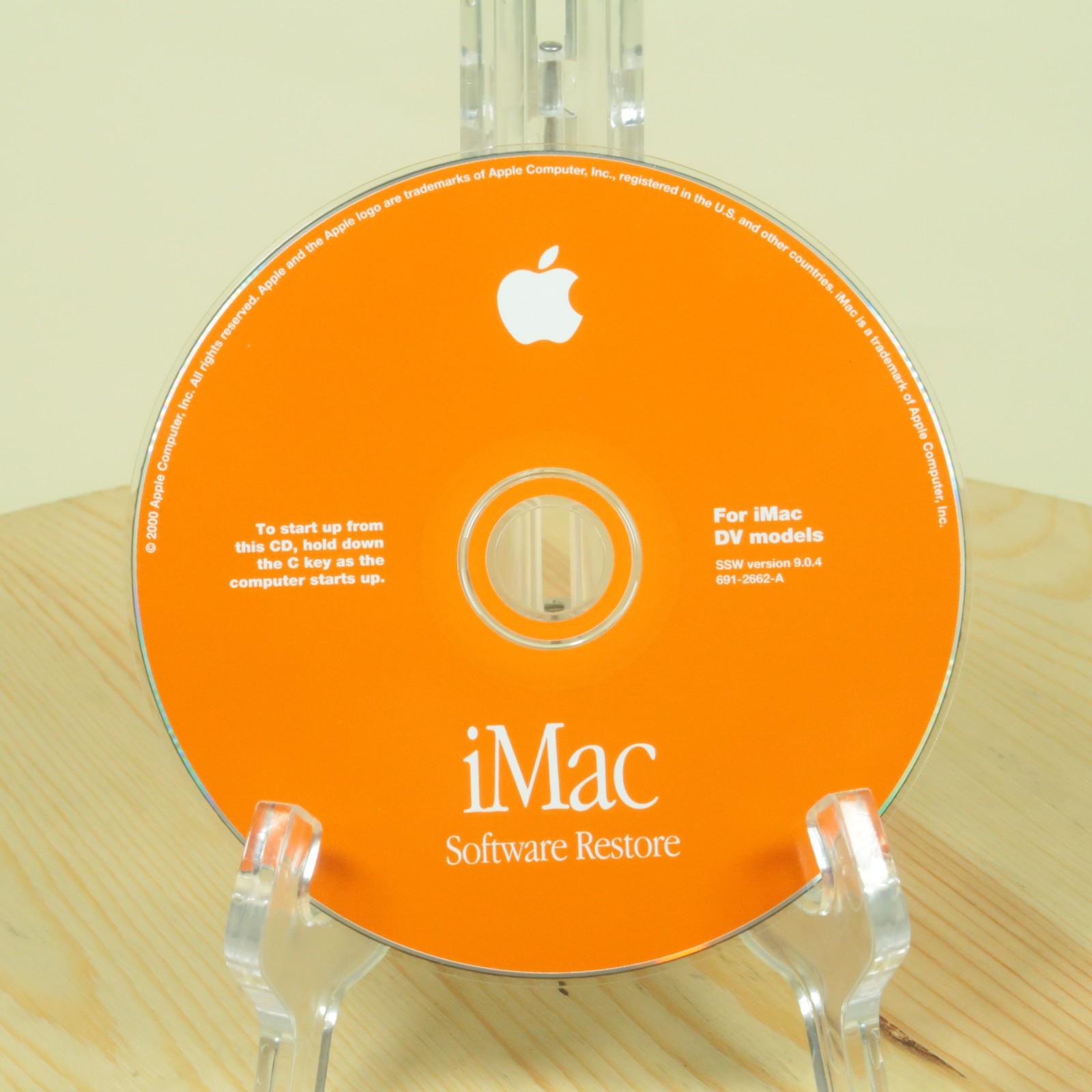 Apple iMac DV Software Restore Install Mac OS 9.0.4 – 2 Disc Lot