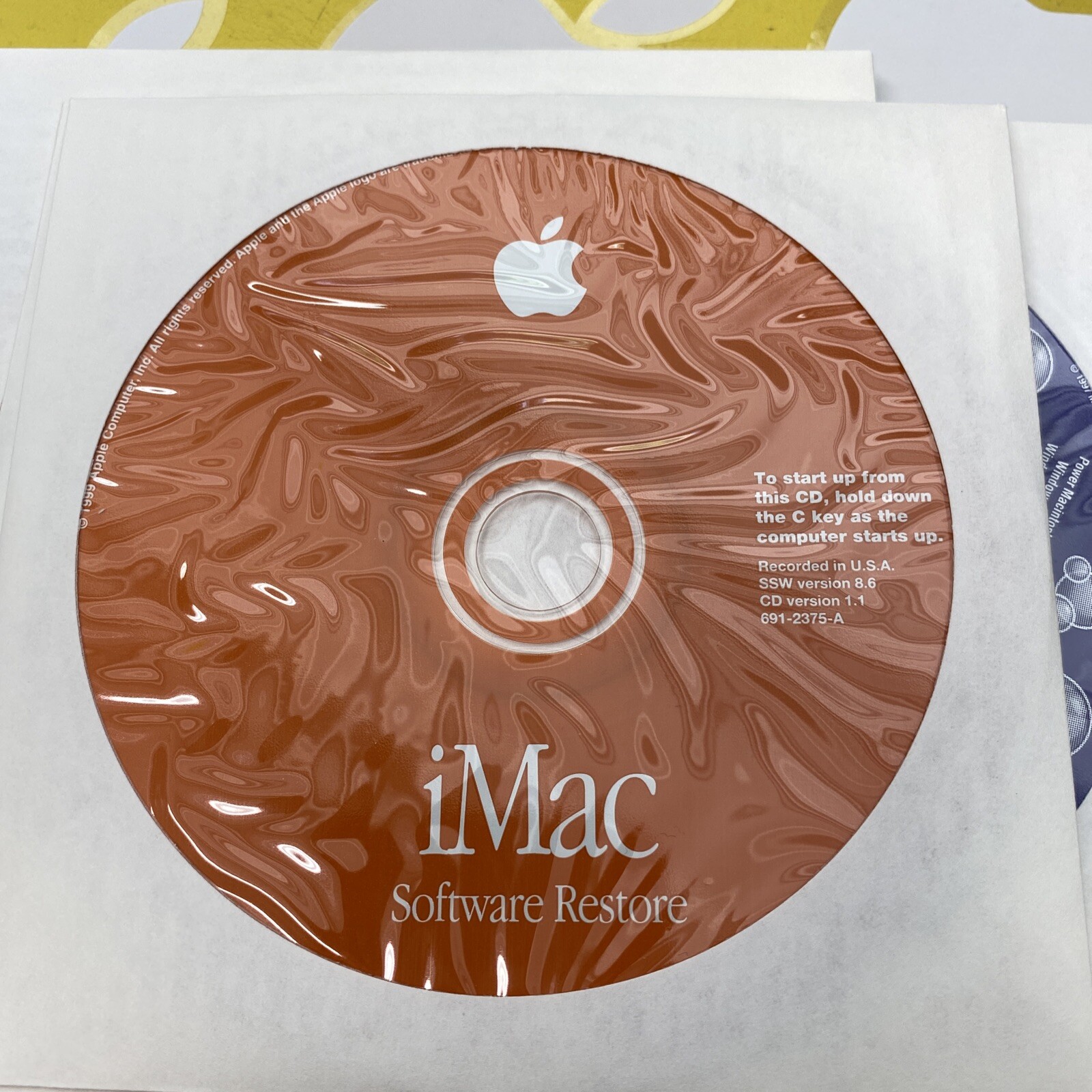 Imac Version 8.6 Installation & Software Restore Disc + All Software iMac