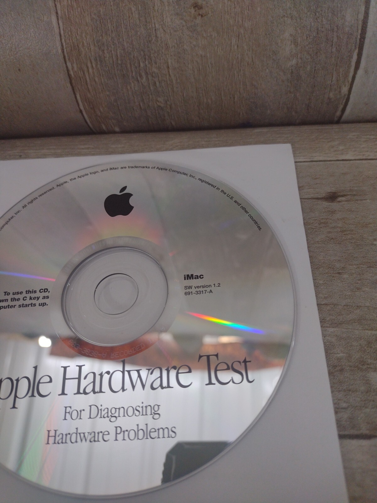 Apple Hardware Test CD DVD iMac OS Software Version 1.2 691-3317-A