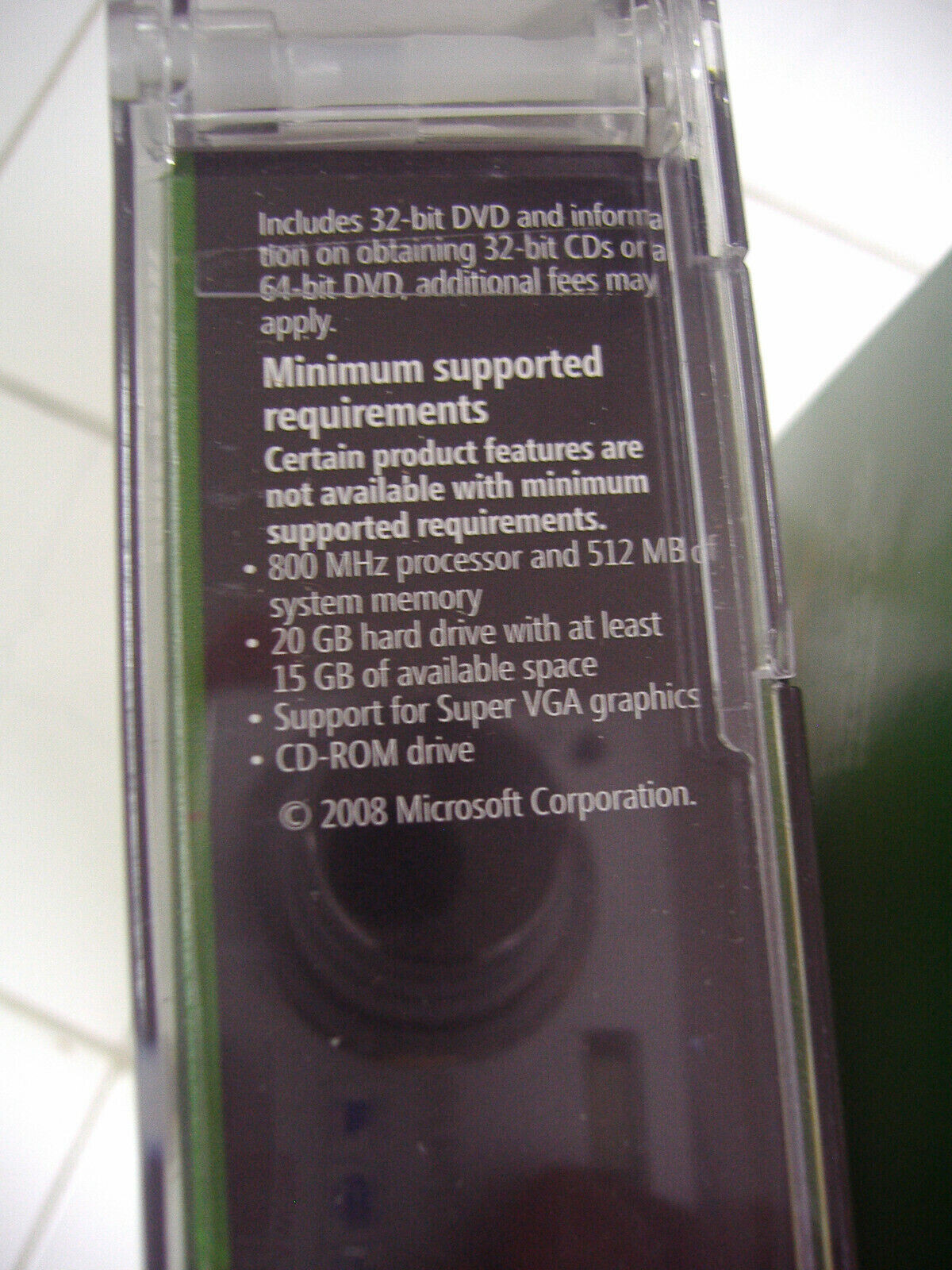 Microsoft Windows Vista Home Premium Full MS WIN 32 Bit DVD =NEW SEALED BOX=