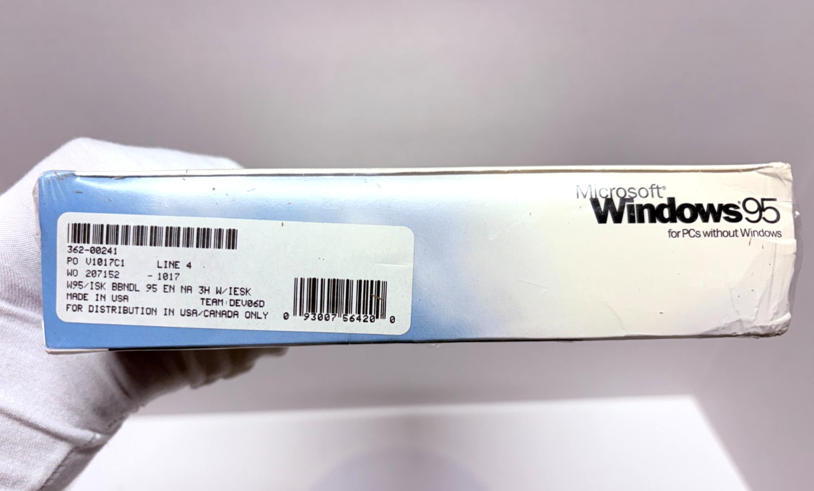 Vintage Microsoft Windows 95 OS 3.5″ Floppy Full Release Brand New Sealed RARE