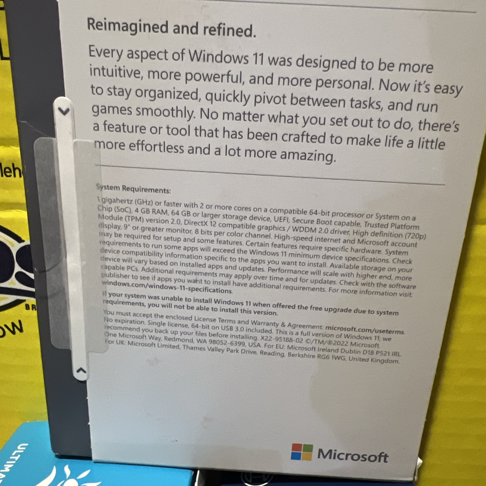 Microsoft HAJ-00108 Windows 11 64-bit Operating System