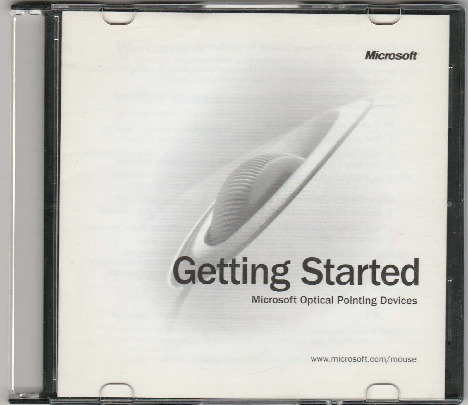 Microsoft IntelliPoint 4.1 Mouse Software for WIN/MAC ~ CD-ROM