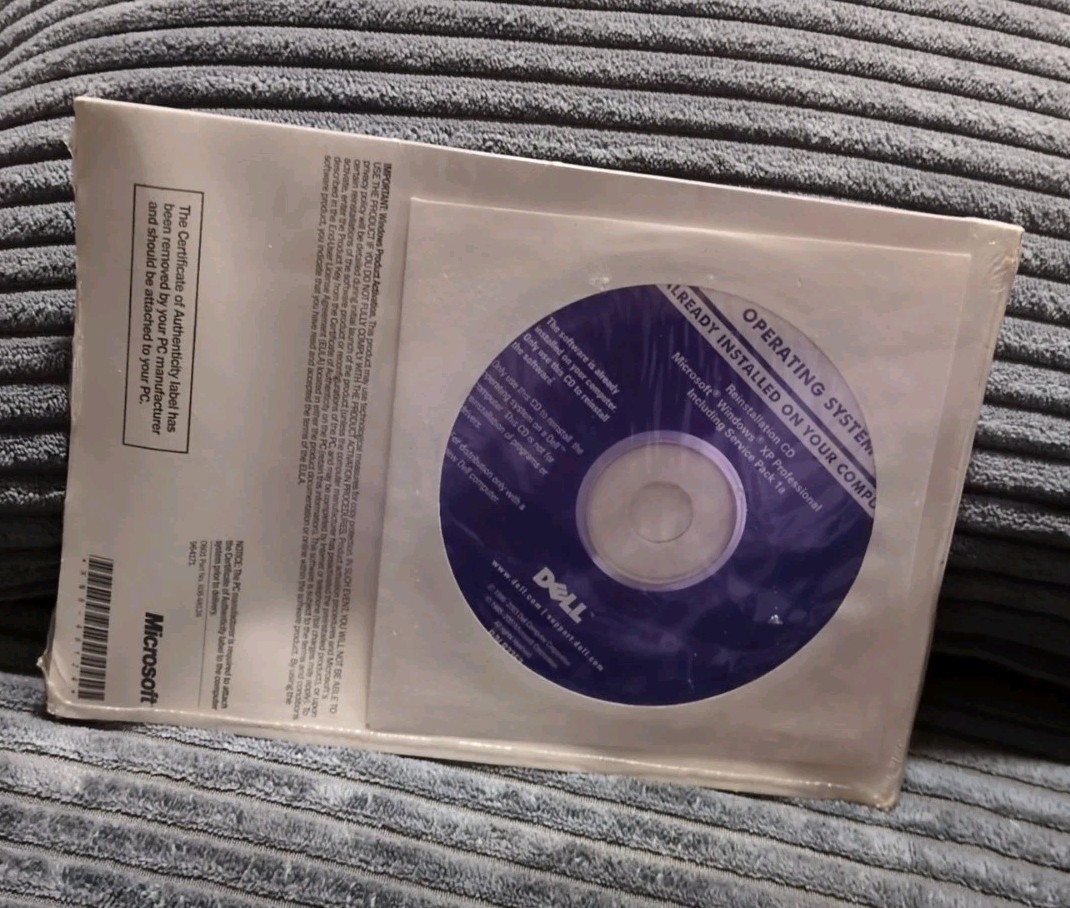 Dell Reinstallation CD Microsoft Windows XP Professional Service Pack 1a SP 1a