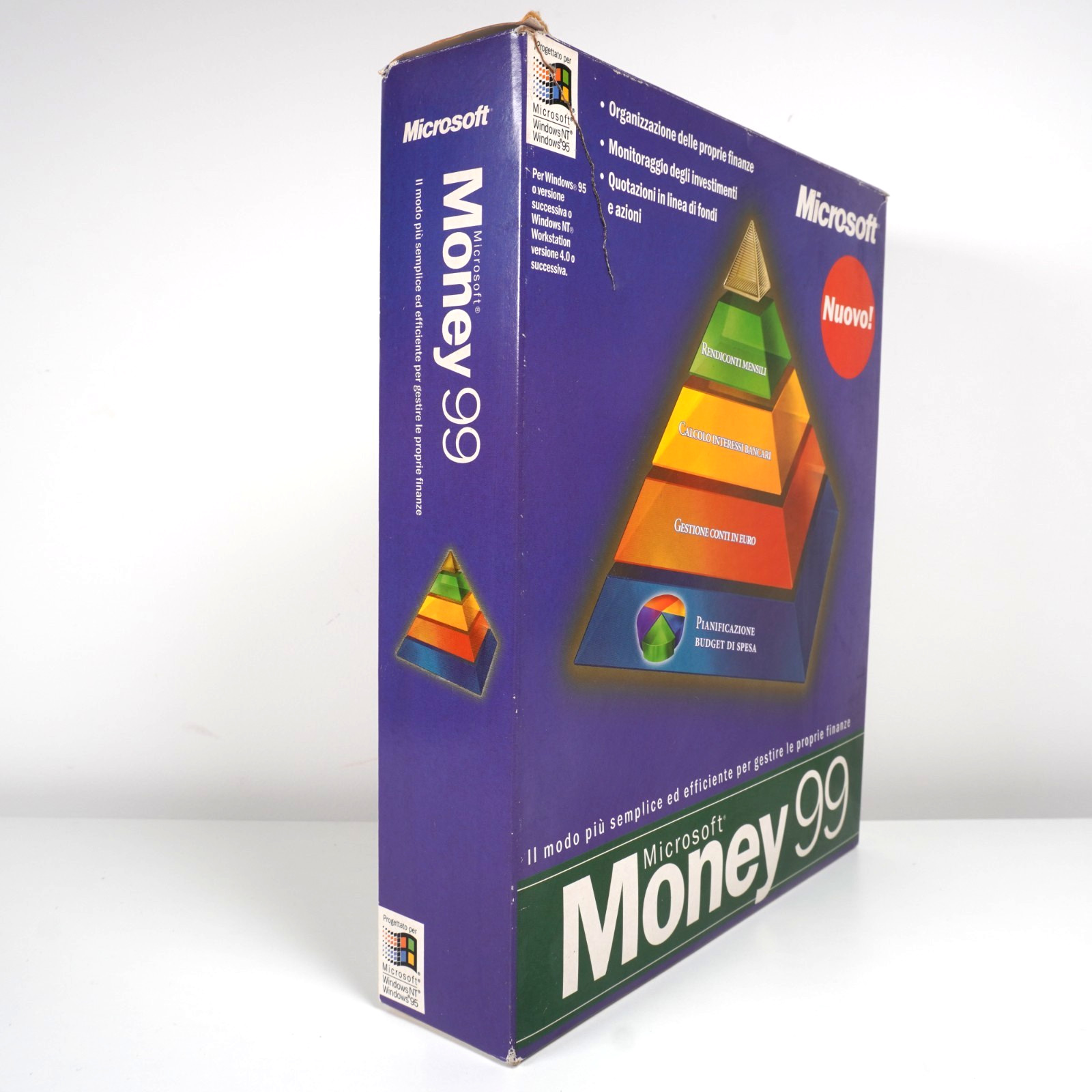 Microsoft Money 99 Windows CD-ROM – For Windows 95 / NT – Complete Box