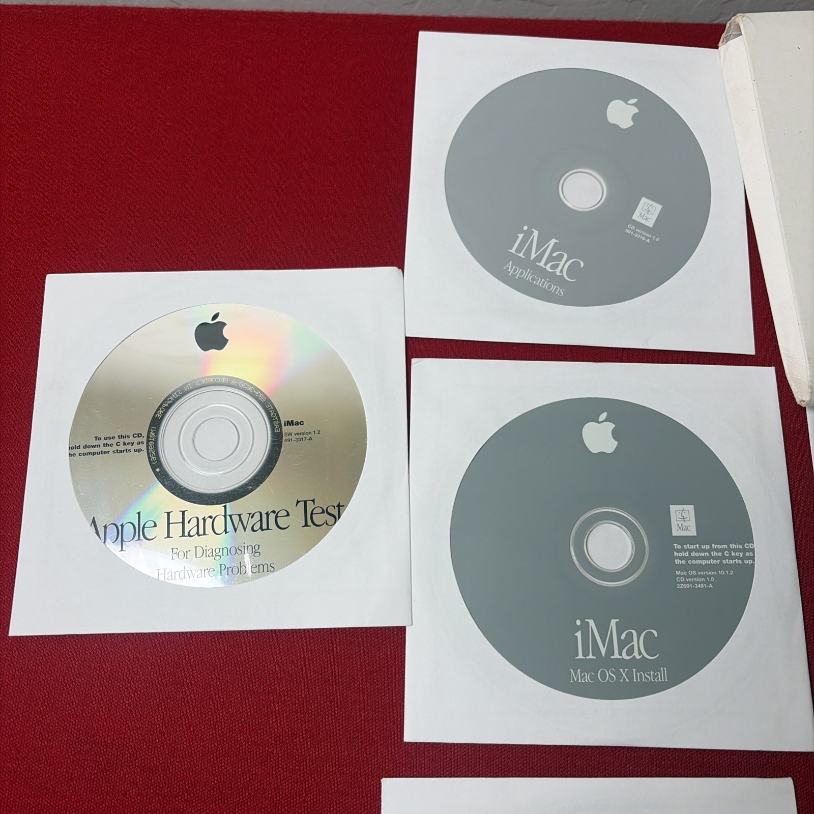 Apple iMac OS 9 Restore Install Applications Games Software Disc Set 12