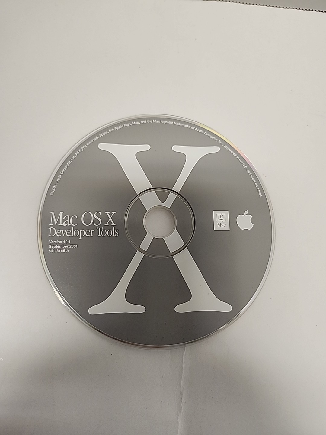 Vintage 2001 Apple Mac OS X 10.1 Developer Tools Install Disc CD