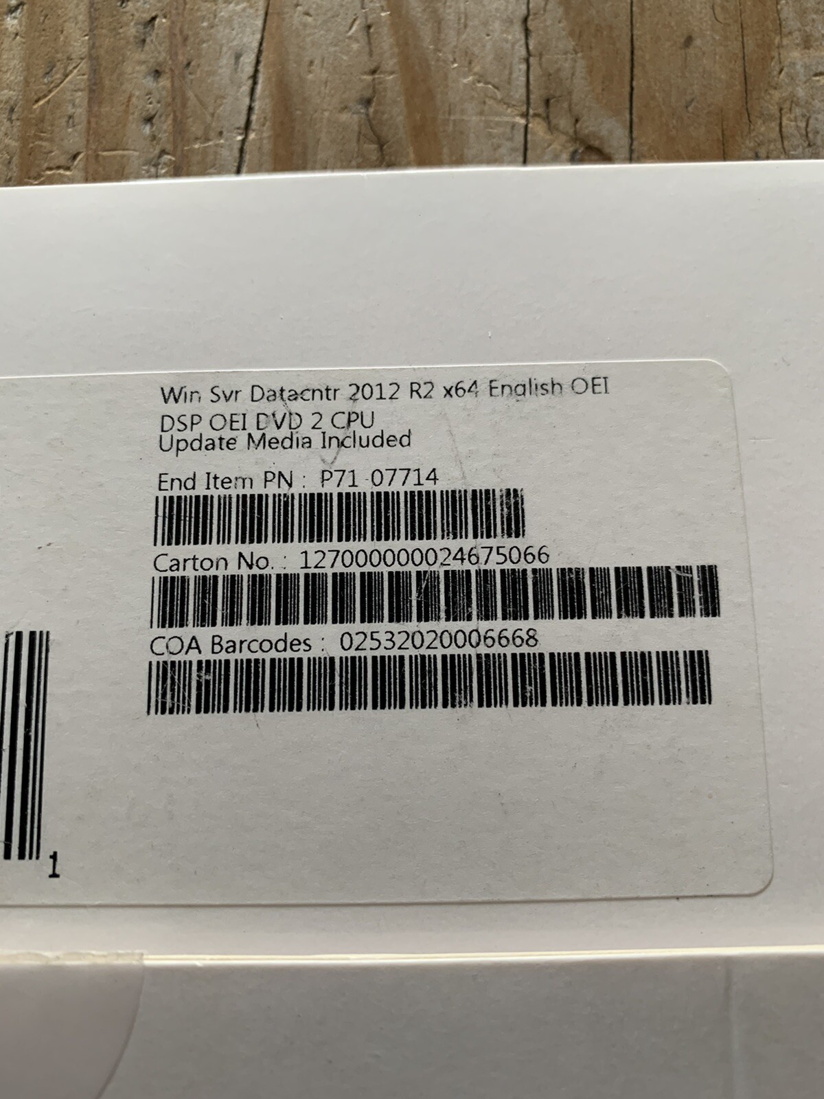 Windows 2012 R2 Server Datacenter / 2 CPU English Full Version with VAT Invoice