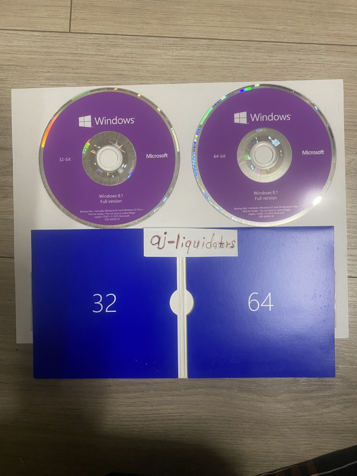 Microsoft Windows 8.1 Pro – 64-bit and 32-bit both cd in one pack-OEM