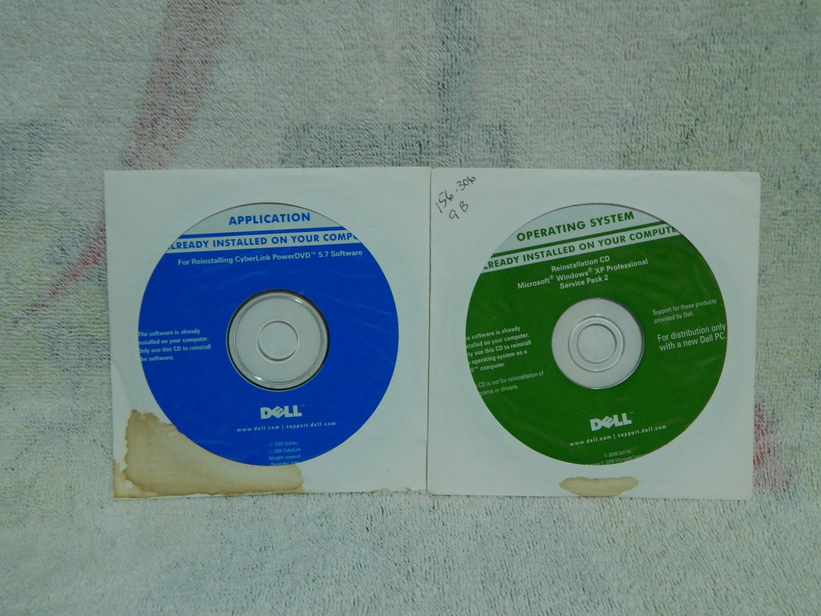 Dell Windows XP Professional Service Pack 2 Reinstallation CDROM Software