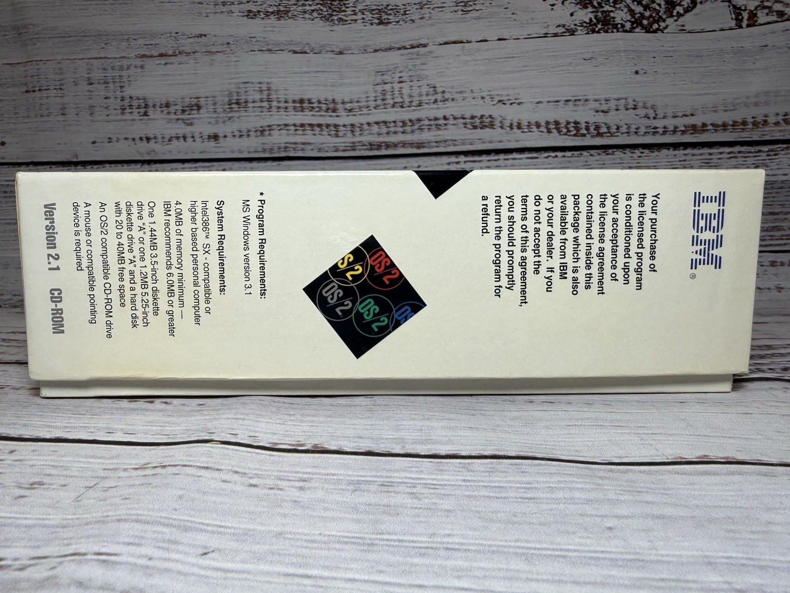 IBM OS/2 Special Edition for Windows 3.1 CD-ROM, 5.25 Discs Complete w. Manuals