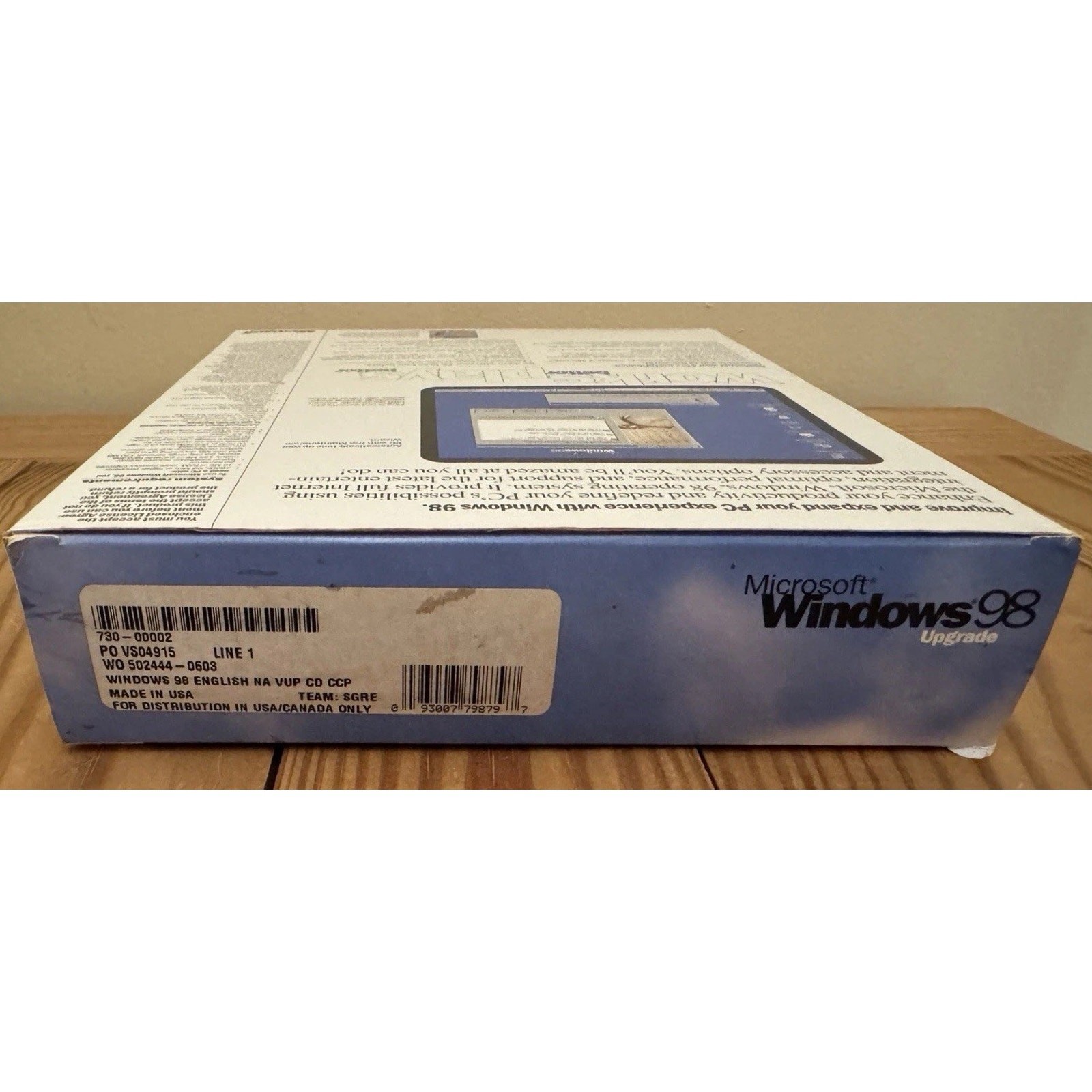 Microsoft Windows 98 Upgrade New Version 0398 Part X03-30200 – Tested