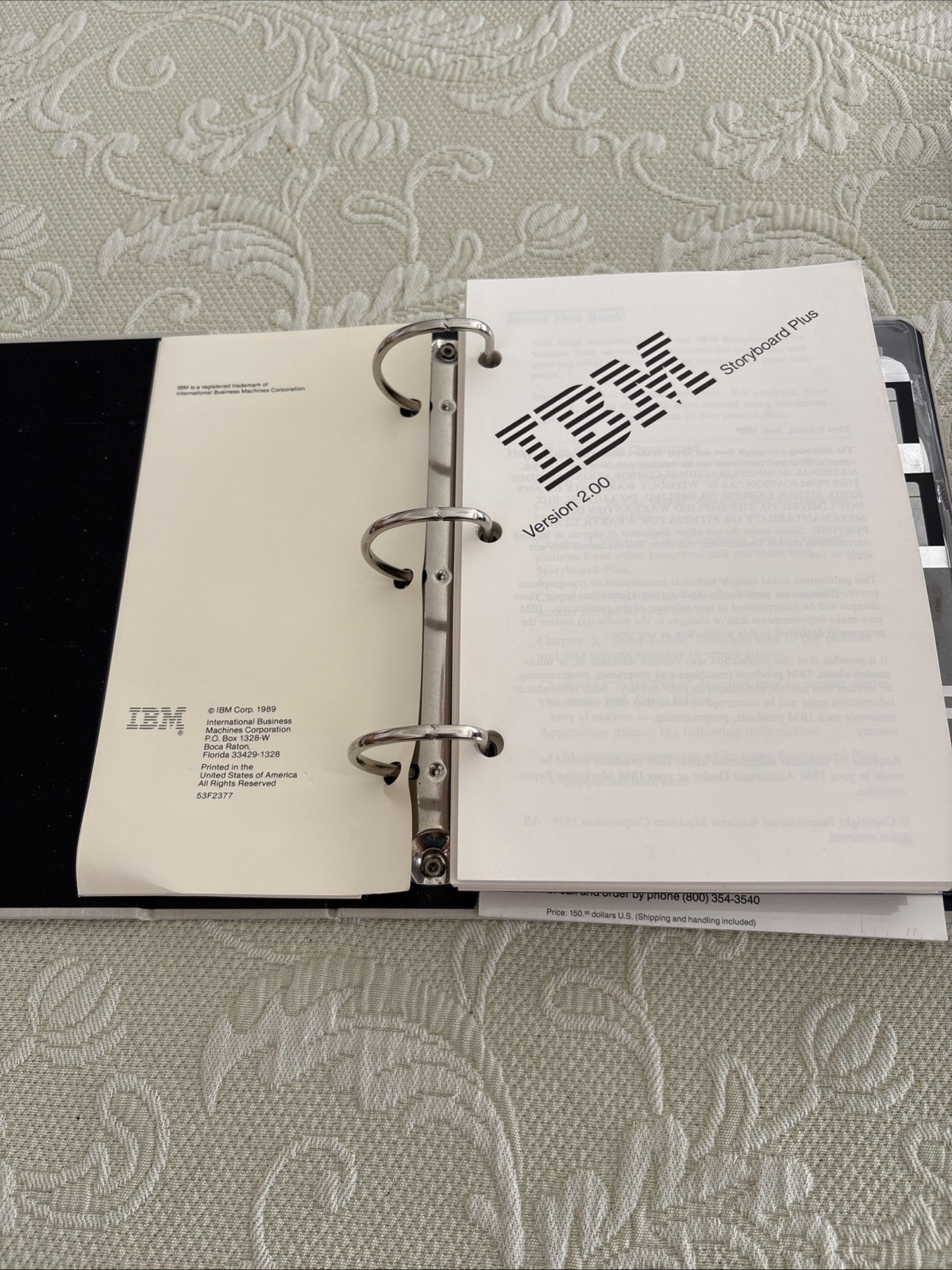 IBM Storyboard Plus Version 2.0, 3.5 Inch Disc An 5.25 Disc, 1989