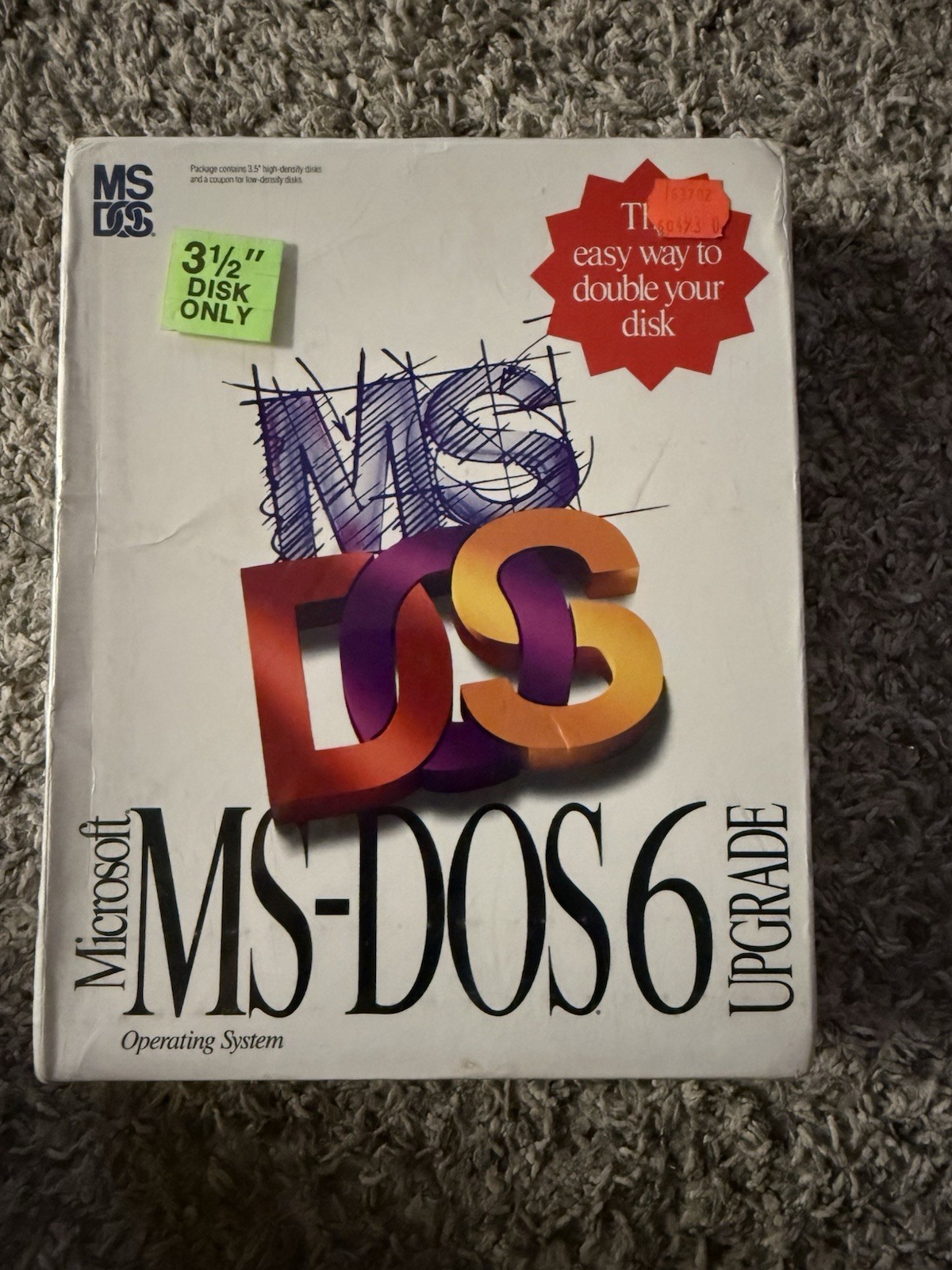 Sealed – Microsoft DOS 6.0 – Upgrade 147095V600