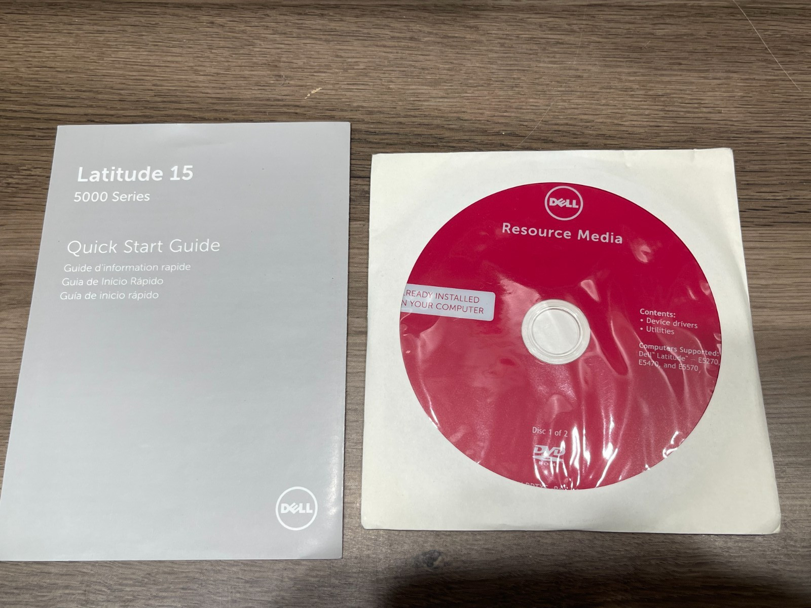Dell Latitude 15 5000 Series Recovery and Resource Media