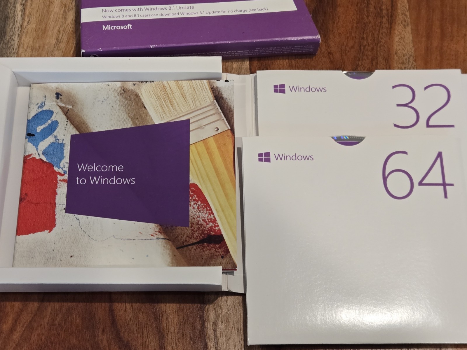 Microsoft Windows 8.1 Full Version 32/64-Bit English DVD No Key