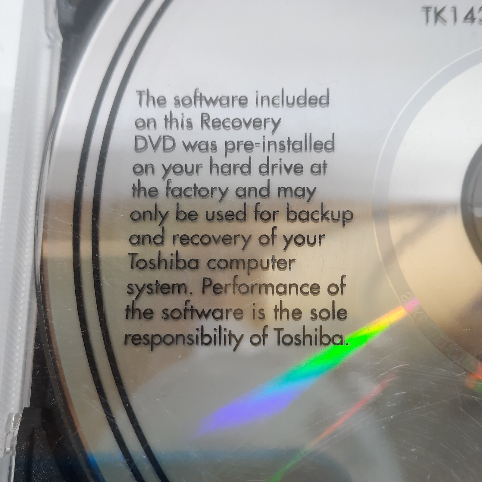 Toshiba Recovery and Application Drivers DVD Satellite M100/M105 NEW SEALED