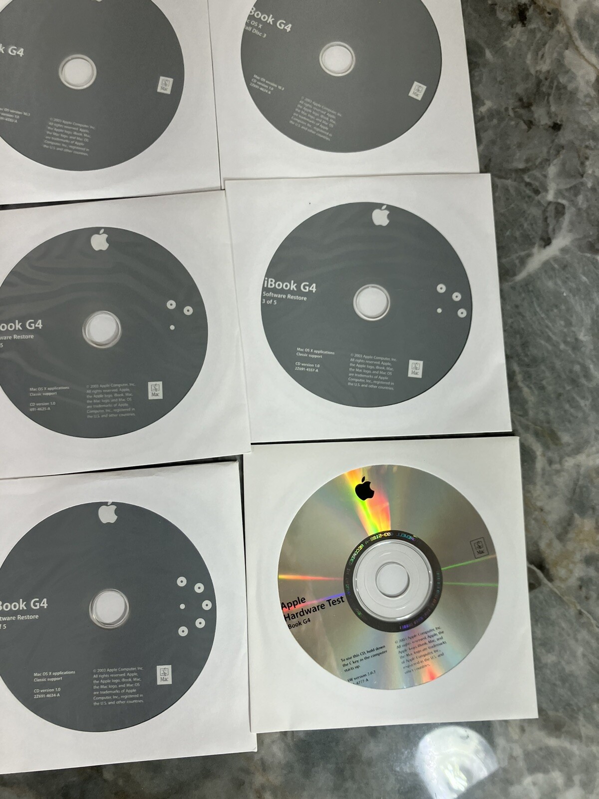 Rare Vintage Apple iBook G4 Install Media P/N: 603-4455-A