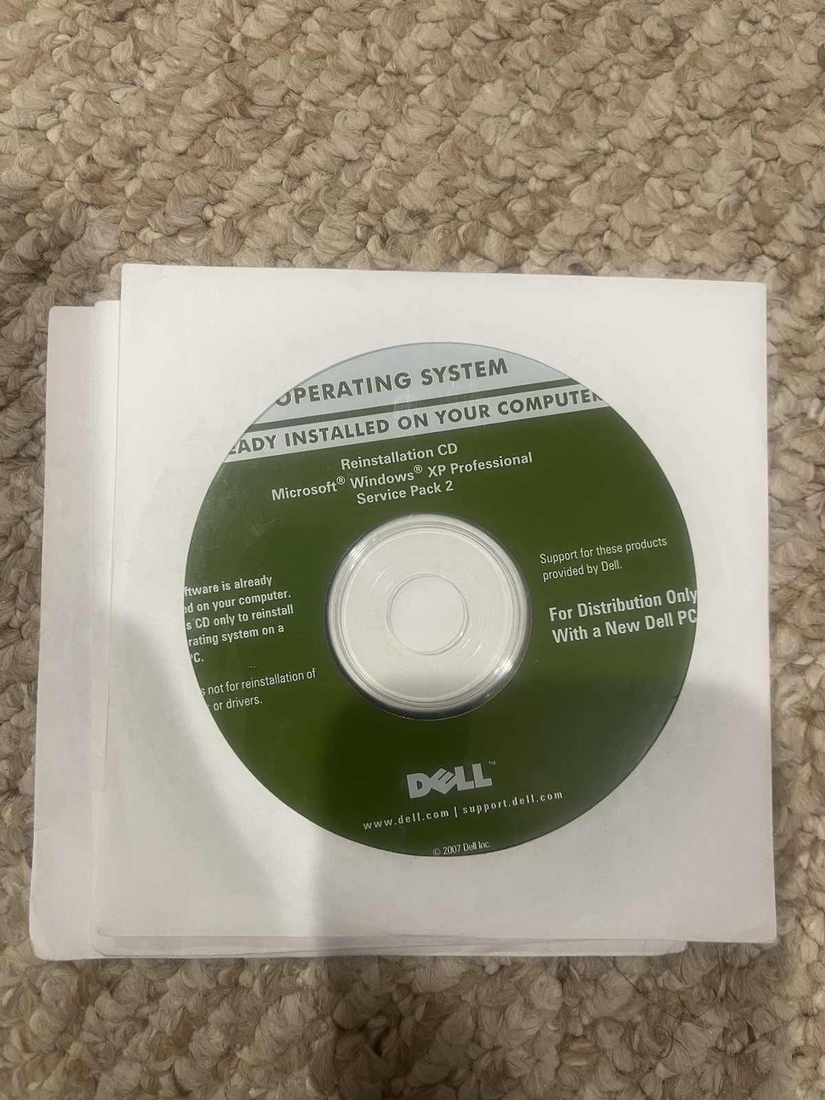 Lot of Dell Windows XP SP2 SP3 Vista Business Recovery Reinstall CDs OEM Sealed