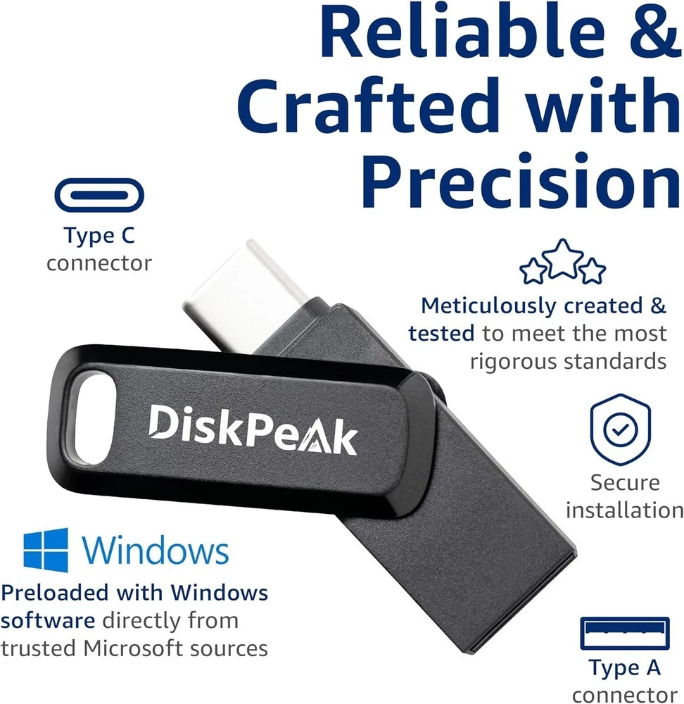 Effortless Windows Installation USB – Supports 32 & 64 bit with Utilities