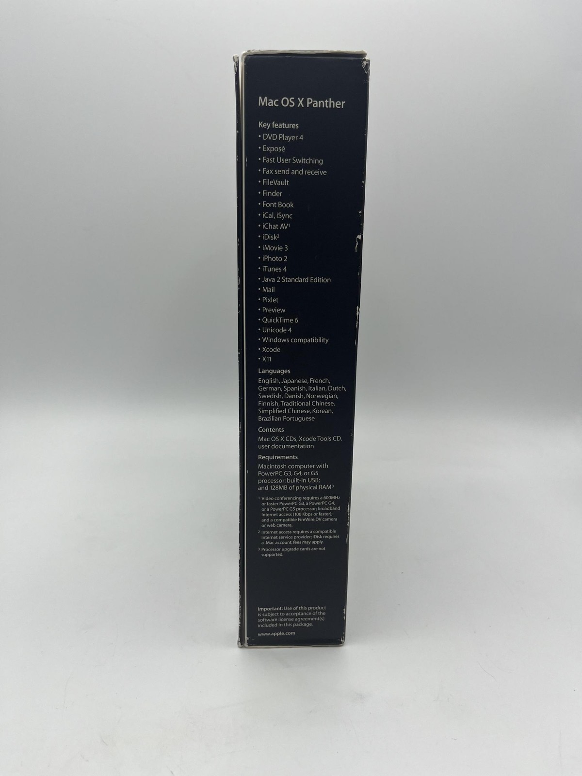 Mac OS X 10.3 Panther Full Version (M9227LL/A)