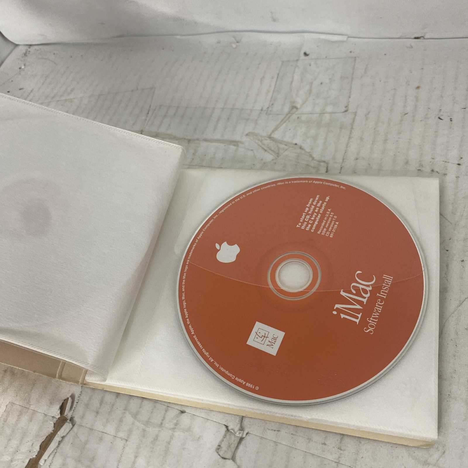Apple CD Pack iMac Software Install And Restore Version 8.5.1 1998 1999 As Is