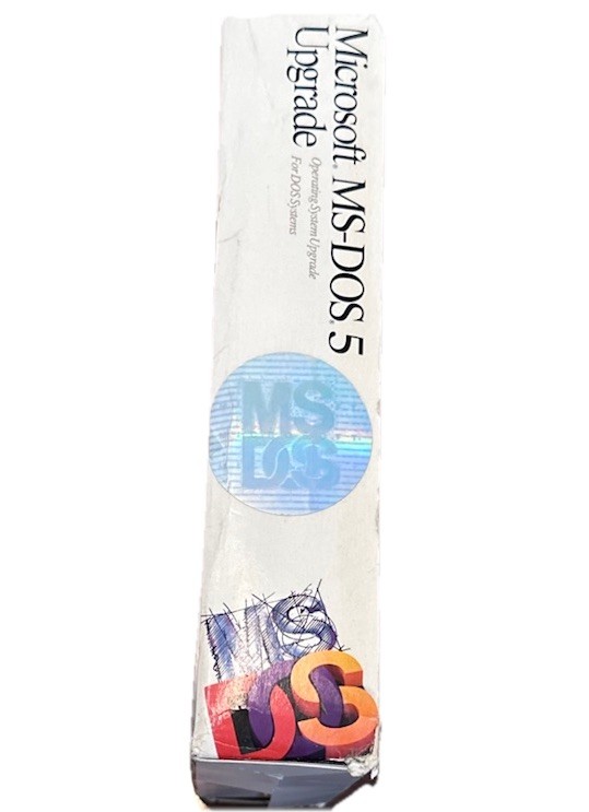 Microsoft MS-DOS 5 Operating System Upgrade 3.5″ Software floppy disks SEALED