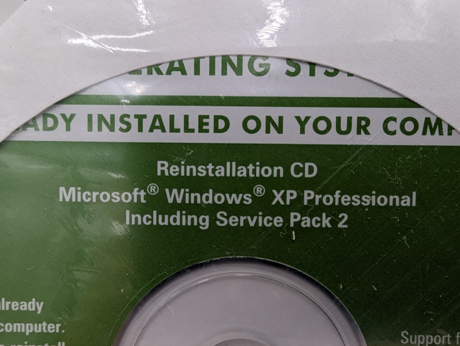 NEW Microsoft Windows XP Professional SP 2 Reinstallation CD 2002 For Dell