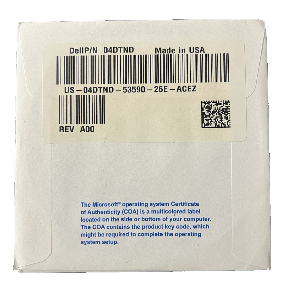 Dell Reinstallation DVD Windows 7 Professional SP1 32-Bit – Lt of 11 New/Sealed