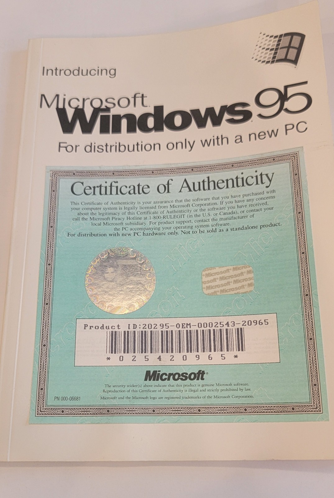 Microsoft Windows 95 Instruction Manual + The Works Companion Paperback Book Lot