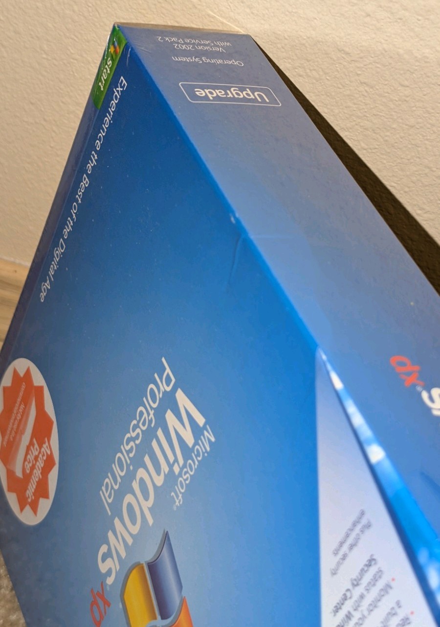 Microsoft Windows XP Professional Upgrade SEALED RETAIL BOX Service pack 2 SP2