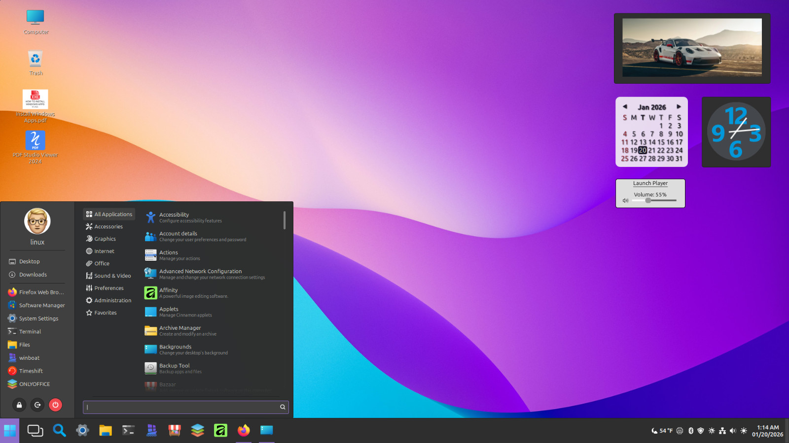 Linux Mint 23.3 preloaded USB (w/ Windows Apps Integration) #10