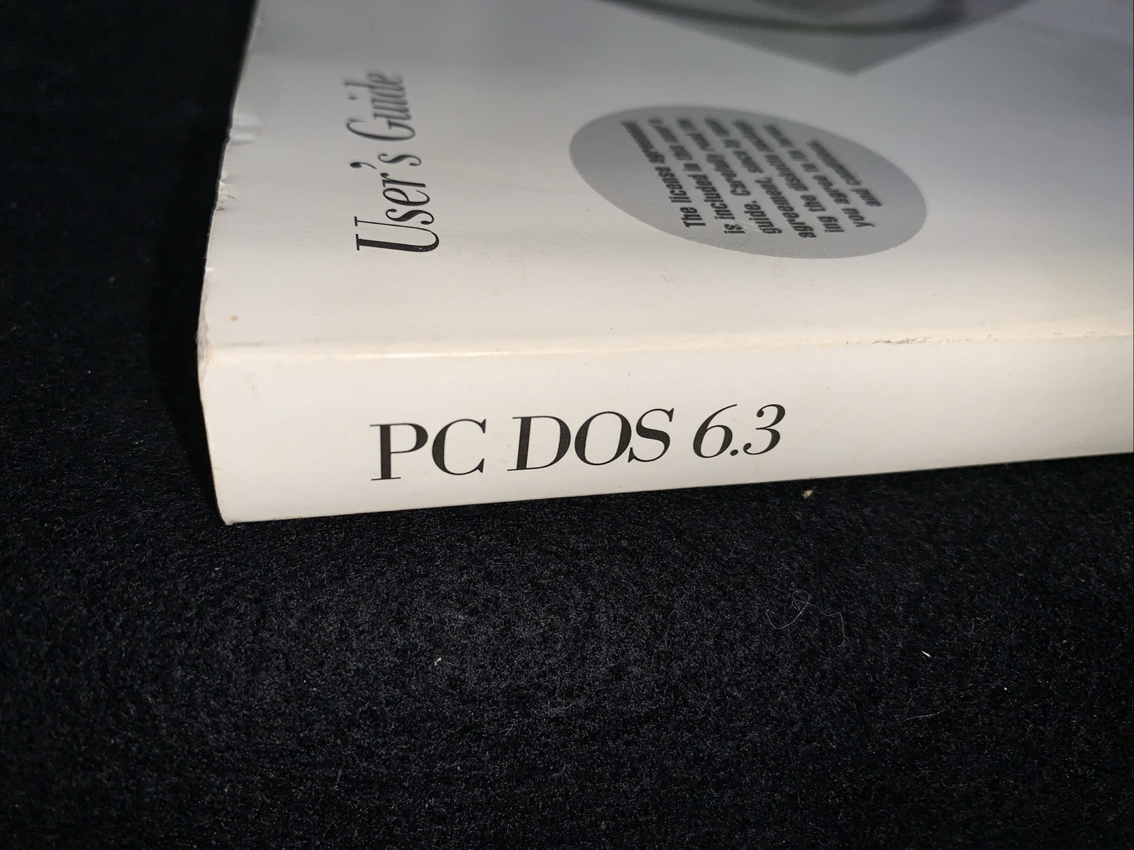 Vintage IBM PC DOS 6.1 users guide manual