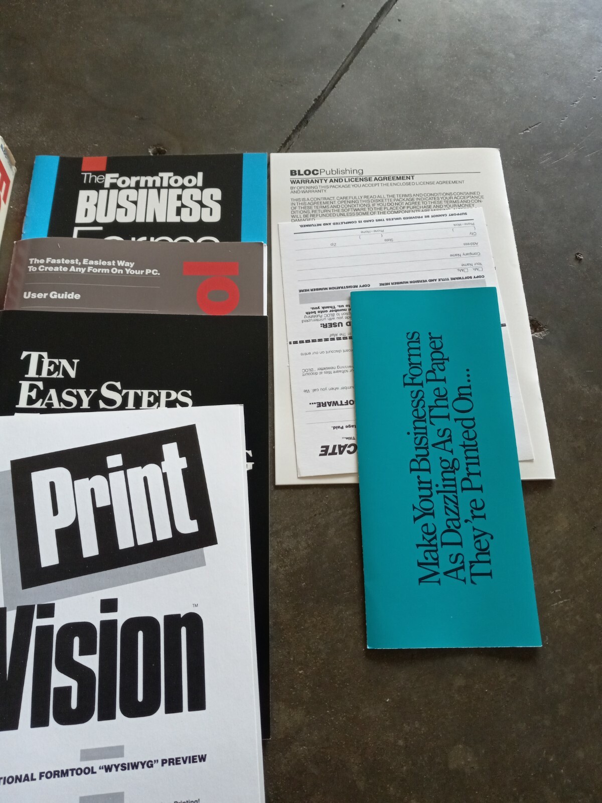 Formtool – IBM, pc, xt, at & ps/2 – 5 – 1/4 inch diskettes and books