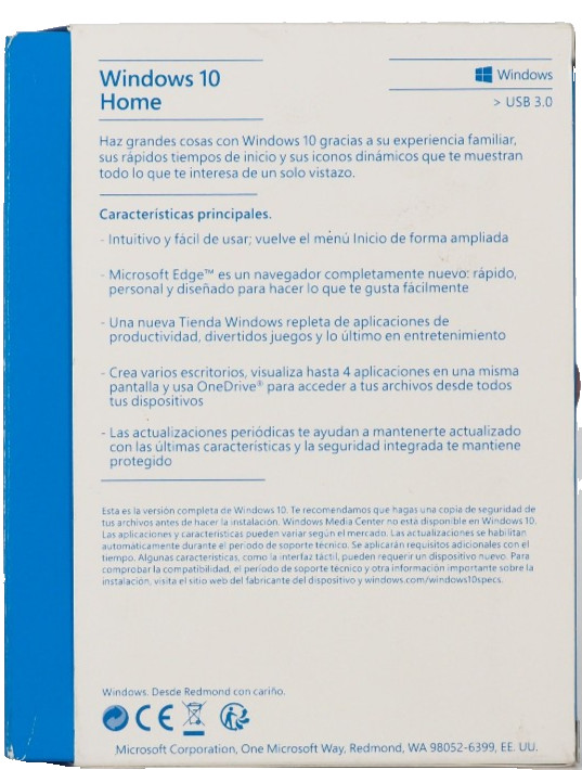 Brand Microsoft Windows 11 Home Product Key G2U Spanish NEW