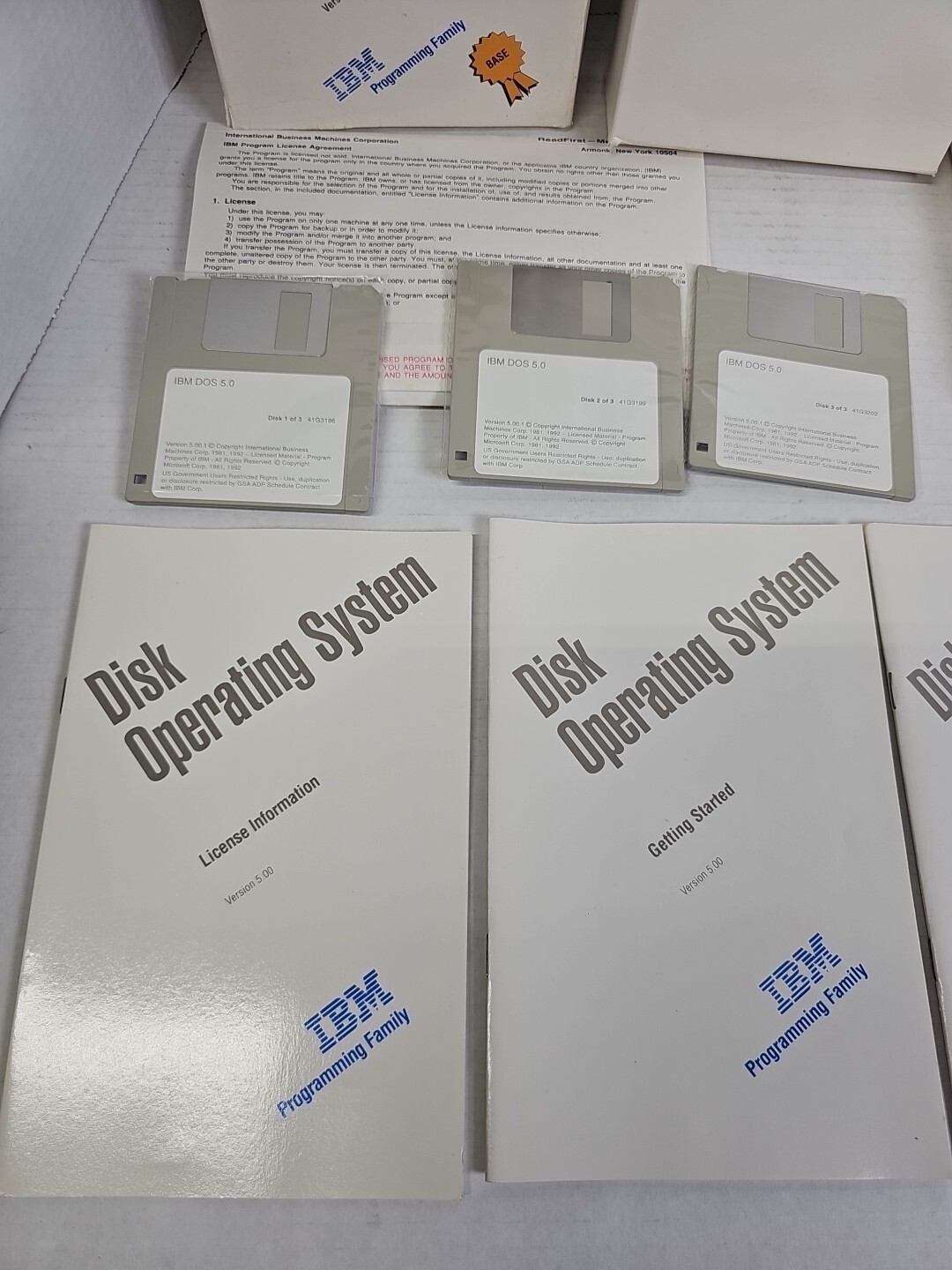 IBM DOS 5.0 Upgrade 3.5 Disks