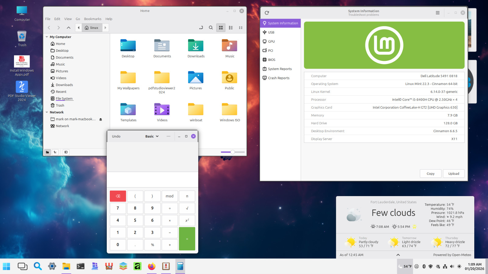 Linux Mint 23.3 preloaded USB (w/ Windows Apps Integration) #10