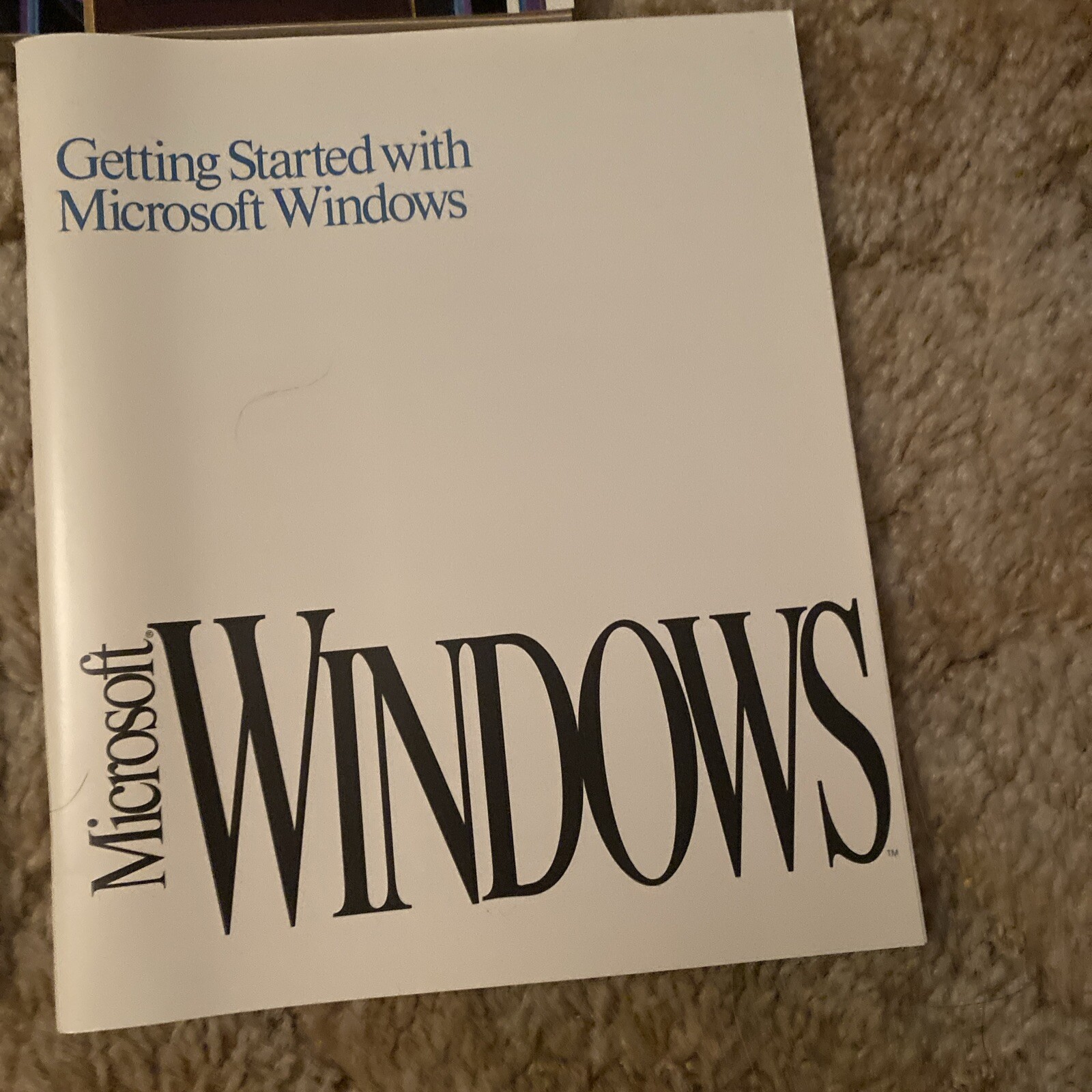 Microsoft Windows Version 3.1 Upgrade Edition Windows 3.0 Or 2.X Users