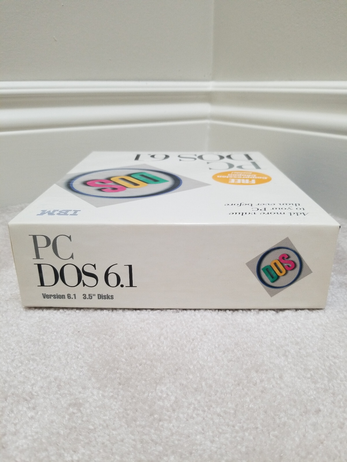 IBM PC DOS 6.1 Base Edition 61G1550 – Retail Big Box Version!