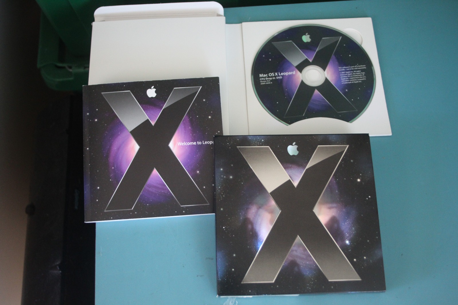 VTG APPLE MB021Z/A MAC OS X LEOPARD VERSION 10.5 INSTALL DVD + RETAIL BOX